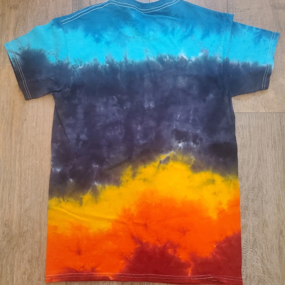 Mens Led Zeppelin Icarus Tie Dye Shirt - Picture 4 of 4